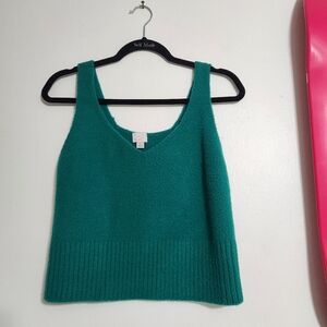 Green Sleeveless Sweater